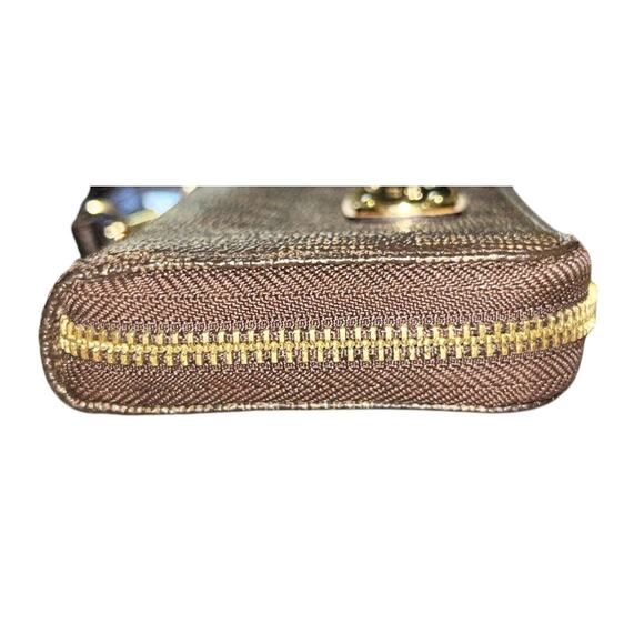 Michael Kors Jet Set Travel Continental Logo Zip Around Wristlet Wallet - Picture 3 of 8